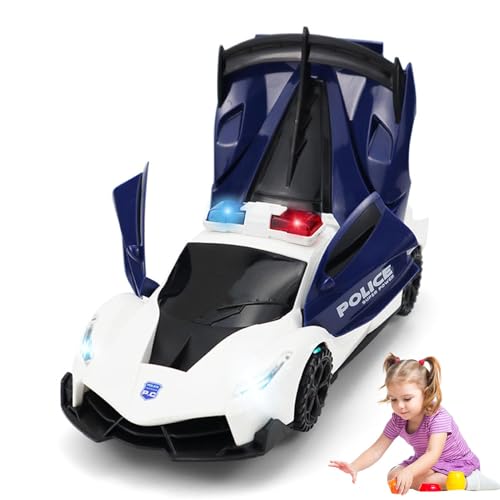 Verwandelbares Autospielzeug, Verwandelbares Auto für Kinder - Kleine Fahrzeuge für Kinder,360° drehbares Driftauto-Spielzeug für Kinder ab 3 Jahren, Verformungsspielfahrzeug mit Licht und Musik von Generisch