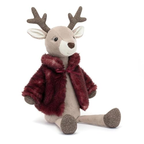 Amuseable Jelly Vivien Reindeer - Renntier mit Pelzmantel Christmas Santa 46cm von Generisch