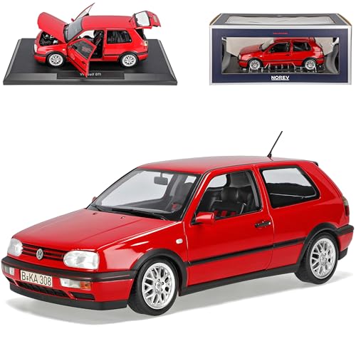 Volkwagen Golf III G*T*I Rot 3 Türer 20 Jahre Edition 1991-1997 1/18 Norev Modell Auto Volkwagen Golf III G*T*I Rot 3 Türer 20 Jahre Edition 1991-1997 1/18 Norev Modell Auto von Generisch