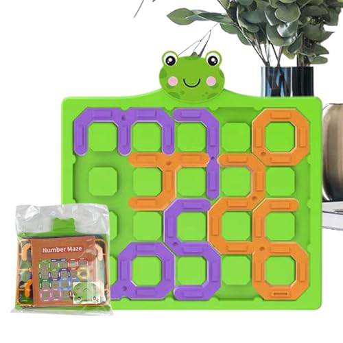 Vorschulpuzzle,Zahlenlabyrinth Spiel - Pädagogisches Interaktives Spielzeug für Vorschulkinder zur Entwicklung von Fähigkeiten wie Hand Auge Koordination für das Spielen zu Hause und auf Vorschulpuzzle,Zahlenlabyrinth Spiel - Pädagogisches Interaktives Spielzeug für Vorschulkinder zur Entwicklung von Fähigkeiten wie Hand Auge Koordination für das Spielen zu Hause und auf von Generisch
