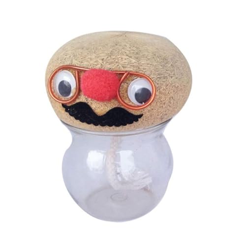 Wachstum der Graskopfpuppe - Kleine Topfschmuck mit Kultivierungsmedium, Mini -Schreibtisch Pflanzendekor, lustiges DIY -Lernspielzeug, süßes Bildungsgeschenk für Kinder | Kreative grüne Dekoration fü Wachstum der Graskopfpuppe - Kleine Topfschmuck mit Kultivierungsmedium, Mini -Schreibtisch Pflanzendekor, lustiges DIY -Lernspielzeug, süßes Bildungsgeschenk für Kinder | Kreative grüne Dekoration fü von Generisch