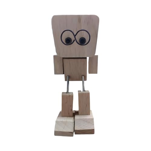 Wackelnder Holzmann | Holzfigur | Kleine Figur Für Schüler Erwachsene Kinder Spiel - Für Schüler Kinder zum Spielen für Bücherregal und Autoarmaturenbrett Wackelnder Holzmann | Holzfigur | Kleine Figur Für Schüler Erwachsene Kinder Spiel - Für Schüler Kinder zum Spielen für Bücherregal und Autoarmaturenbrett von Generisch