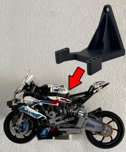 Wand Halterung Wandhalterung Befestigung kompatibel mit Lego 42130 BMW M1000RR von Generisch