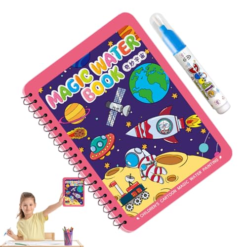 Wasser Malbuch, Wassertafel Malbuch Spielzeug, Kinder Lernspielzeug Für Kleinkinder Geburtstag Osterkorb Füllung Wasser Malbuch, Wassertafel Malbuch Spielzeug, Kinder Lernspielzeug Für Kleinkinder Geburtstag Osterkorb Füllung von Generisch