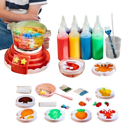 Wassergel-Spielzeug, Magic Jelly Kinderset - Kreatives Wasserspielzeug-Kreationsset, Lustiges Wassergel-Set, sensorisches Wasser-Gel-Spielzeug für Junge und Mädchen ab 3 Jahren von Generisch