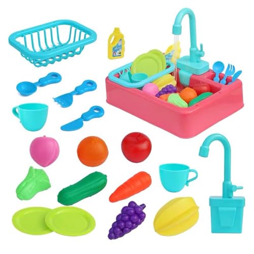 Wasserspiel-Tisch - Rollenspiel Spülmaschine - Wasser-Spieltisch Lernspielzeug Rollenspielaktivitäten Für Kinder 1-3 Jahre Innenbereich Vorschule Außenbereich Kindergarten Wasserspiel-Tisch - Rollenspiel Spülmaschine - Wasser-Spieltisch Lernspielzeug Rollenspielaktivitäten Für Kinder 1-3 Jahre Innenbereich Vorschule Außenbereich Kindergarten von Generisch