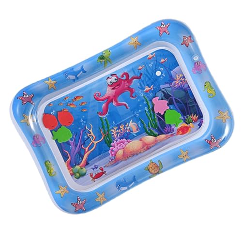 Wasserspielmatte, Wassermatte für Babys, Wasser-Sensormatte für Kinder, Wassermatten, Wasserspielmatten, Spielzeug, sensorisches Wasserpad mit Fisch für Kleinkinder, Hunde und von Generisch