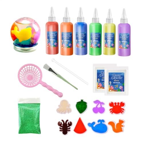 Water Gel Toy Kit, Interactive Water Toy, Water Fairy Kit, Creative Toy Kit, Water Fairy Toy, Water Gel Fairy, Creative Water Gel Fairy Making Kit for Interactive Home and Kindergarten Play von Generisch