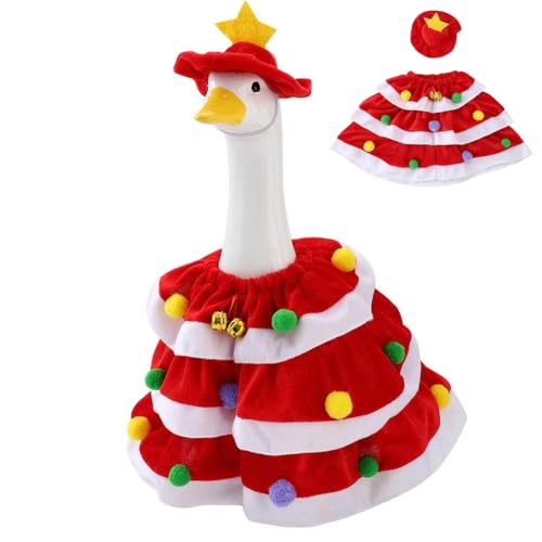 Weihnachtsbaum Gans Outfit für Verandagans Verandagans Weihnachten Outfits für 17-23 Zoll Gans Statue Grün Weiß Festliches Kleid mit Glocken und Ornamenten Weihnachtsbaum Gans Outfit für Verandagans Verandagans Weihnachten Outfits für 17-23 Zoll Gans Statue Grün Weiß Festliches Kleid mit Glocken und Ornamenten von Generisch