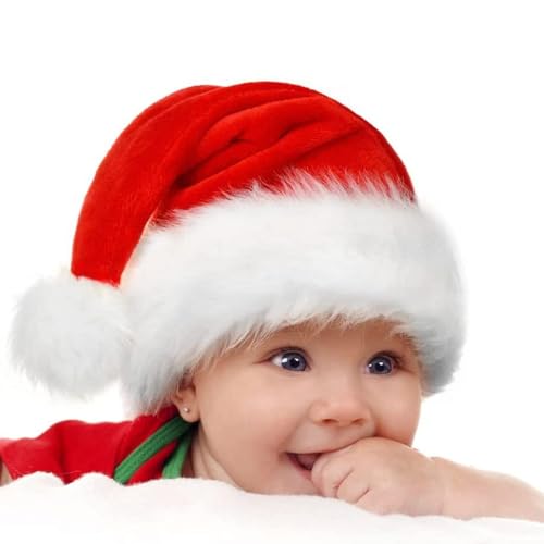 Weihnachtsmütze, Weihnachtsmützen, Nikolausmütze, Weihnachtsmützen Erwachsene, Weihnachtsmütze Baby, Weihnachtsmann Mütze, Baby Weihnachtsmütze, Weihnachtsmann Kostüm Kinder, Weihnachts Mütze (A) von Generisch