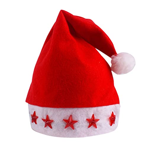 Weihnachtsmütze Kinder Unisex Nikolausmütze, Lustige Weihnachtsmützen Erwachsene mit Glitzer Pailletten, Weihnachtsmütze Baby, Familie Weihnachten Weihnachtsmann Kostüm Mütze Weihnachtsmannmütze von Generisch