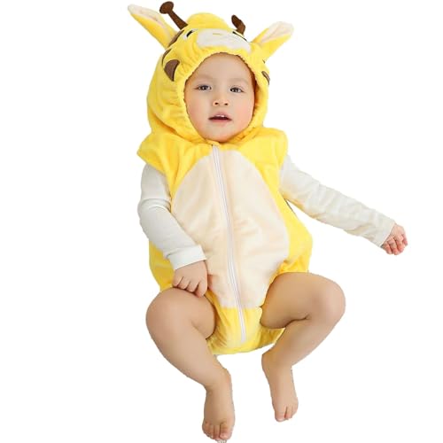 Weihnachtsoutfit Mädchen Dinosaurier Kostüm Kinder Weihnachten Baby Outfits Weihnachten Langarm Overall Rentier Strampler Geschenke Für Kinder von Generisch