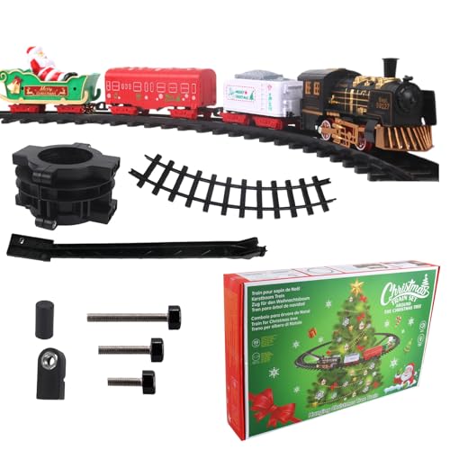 Weihnachtszug Spielzeug,Elektrische Zugbahn Auto Spielzeug - Retro Zug Für er Mit Licht Und Musik - Für Jugendliche Kinder Geburtstag Kindertag Neujahr Weihnachtszug Spielzeug,Elektrische Zugbahn Auto Spielzeug - Retro Zug Für er Mit Licht Und Musik - Für Jugendliche Kinder Geburtstag Kindertag Neujahr von Generisch