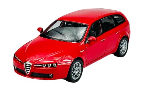 Welly Alfa Romeo 159 Sportwagon Rot 1:24 1/24 Metall Automodell Die Cast Neu im Karton von Generisch