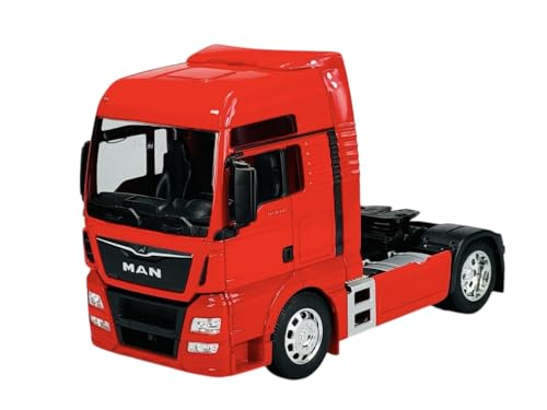 Welly Man TGX 18.440 Rot Zugfahrzeug 2 Achser (4X4) LKW Truck 1/32 1:32 Metal Modell Auto Die Cast Neu im Kasten von Generisch