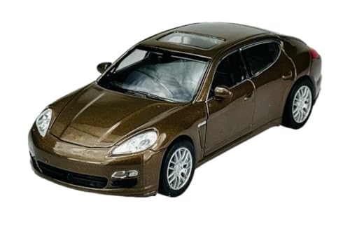 Welly Porsche Panamera S Braun 1. Generation 2009-2016 1/34-1/39 Metal Modell Auto Die Cast Neu im Kasten von Generisch