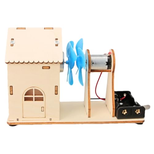 Windturbinen-Generator-Kit, Windturbinen-Modell-Bastelset | Naturwissenschaftliches Bildungsset,Kreativer lustiger Windgenerator für Kinderspielzeug, Schulmädchenheim von Generisch