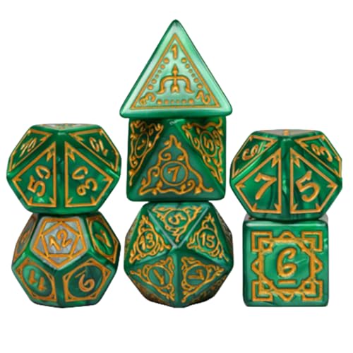 Würfelset - 7 Teile Brettspiel Acryl Würfel Zubehör | Farbenfrohes Gruppenspiel Für Unterwegs Und Zuhause Würfelset - 7 Teile Brettspiel Acryl Würfel Zubehör | Farbenfrohes Gruppenspiel Für Unterwegs Und Zuhause von Generisch