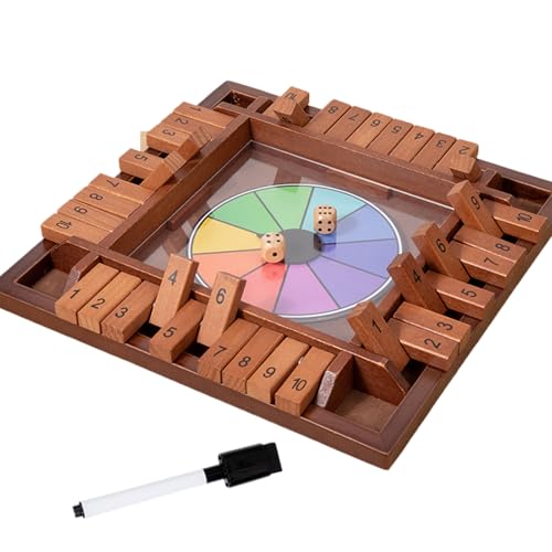 Würfelspiel - Würfelspiele Für Kinder, Brettspiel Mit Holz Dádi | Vierseitens Schach Mit Eltern Und Kindern, Erwachsenen, Schülern, Männern, Zuhause, Reisen, Partys, Familienversammlungen Würfelspiel - Würfelspiele Für Kinder, Brettspiel Mit Holz Dádi | Vierseitens Schach Mit Eltern Und Kindern, Erwachsenen, Schülern, Männern, Zuhause, Reisen, Partys, Familienversammlungen von Generisch