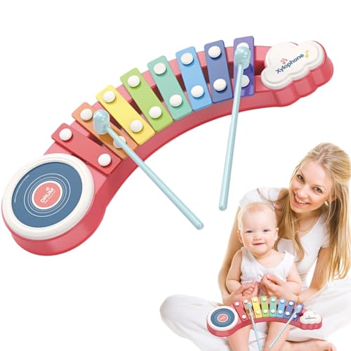 Xylophon-Glockenspiel für Kleinkinder, Musikinstrumente | Cloud Glockenspiel-Instrumente Spielzeug für Kleinkinder,Pädagogische Musikinstrumente Spielzeug Kinder Xylophon Spielzeug für Mädchen, von Generisch