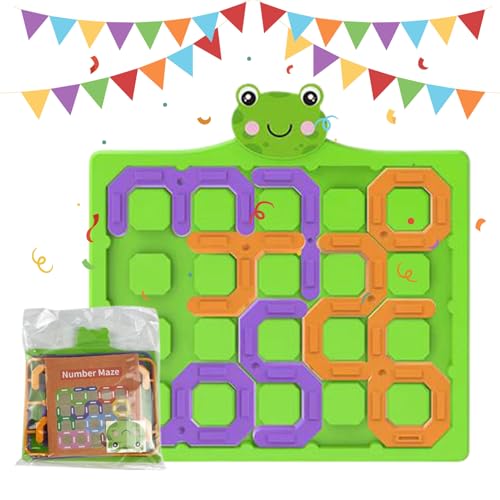 Zahlen-Labyrinth-Brett - Feinmotorik Brettspiel - Pädagogisches Interaktives Spielzeug für Vorschulkinder zur Entwicklung von Fähigkeiten wie Hand Auge Koordination für das Spielen zu Hause und auf Zahlen-Labyrinth-Brett - Feinmotorik Brettspiel - Pädagogisches Interaktives Spielzeug für Vorschulkinder zur Entwicklung von Fähigkeiten wie Hand Auge Koordination für das Spielen zu Hause und auf von Generisch