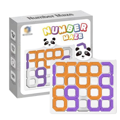 Zahlenrätsel Spiel, Zahlenlabyrinth Spiel, Pädagogisches Interaktives Spielzeug für Vorschulkinder zur Entwicklung von Fähigkeiten wie Hand Auge Koordination für das Spielen zu Hause und auf Zahlenrätsel Spiel, Zahlenlabyrinth Spiel, Pädagogisches Interaktives Spielzeug für Vorschulkinder zur Entwicklung von Fähigkeiten wie Hand Auge Koordination für das Spielen zu Hause und auf von Generisch