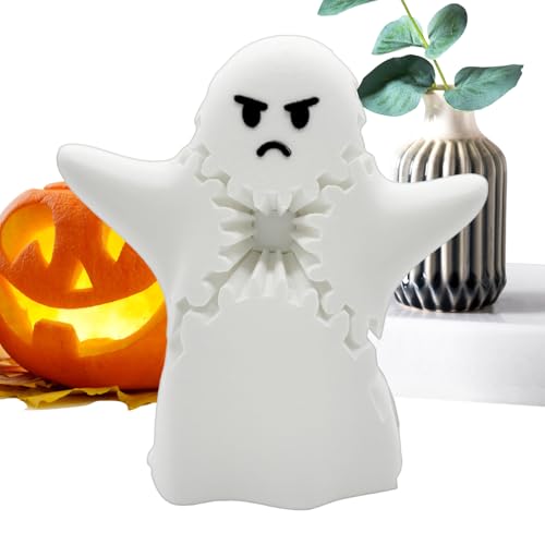 Zahnrad Fidget Spielzeug,Handkreisel Zahnrad Geist | Stressabbau Halloween Figur Für Jugendliche Schüler Kinder Erwachsene Reisen Büro Nachttisch Zahnrad Fidget Spielzeug,Handkreisel Zahnrad Geist | Stressabbau Halloween Figur Für Jugendliche Schüler Kinder Erwachsene Reisen Büro Nachttisch von Generisch