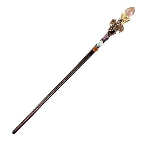 Zauberstäbe, Natürlicher Märchenfee aus Kristall, Künstlerisches Rollenspiel Kostümzubehör für Hochzeit Halloween Geburtstag Weihnachten Party Prinzessin Gartendeko Zauberstäbe, Natürlicher Märchenfee aus Kristall, Künstlerisches Rollenspiel Kostümzubehör für Hochzeit Halloween Geburtstag Weihnachten Party Prinzessin Gartendeko von Generisch
