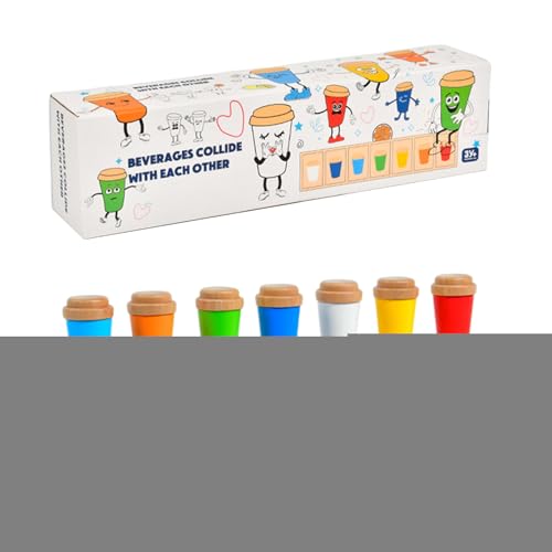 Zuordnungsspiel | Farbflaschen Spiel - Lernspielzeug zur Gedächtnisförderung für Kinder Erwachsene Mädchen Geburtstag Familie Drinnen Draußen Picknick Zuordnungsspiel | Farbflaschen Spiel - Lernspielzeug zur Gedächtnisförderung für Kinder Erwachsene Mädchen Geburtstag Familie Drinnen Draußen Picknick von Generisch