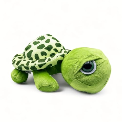 aninu Schildkröte Kuscheltier & GPS Live Tracking - Baby Plüschtier Spielzeug klein, Meeresschildkröte als Stofftier, Kuschelkröte für Mädchen & Jungen, Schildkröten Plüsch, Schwimmtier Turtle Plush von Generisch