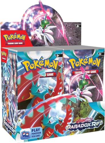 kompatibel für Pokemon Karmesin & Purpur Paradoxrift Display (36 Booster) - Deutsch NEU & OVP - Booster Box inklusive Arkero-G 100 Standard Soft Sleeves von Generisch