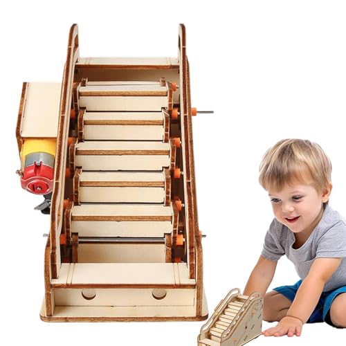 regelspielzeug, brandungsmodell für Kinder - Handwerksmodell Rolltreppenspielzeug | STEM Construction Kit, handgefertigte wissenschaftliche Experimente Geräte -Hirnteaser für Teenager, Mädchen von Generisch