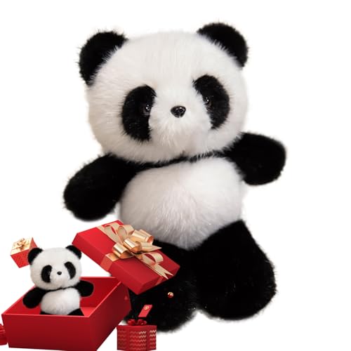 Genikeer Panda Plüschtier | Pinguin Tierpuppen Niedliche Stofftiere - Weiche Wohnaccessoires Für Hochzeit Urlaub Kinder Reise Sofa Bett Wohnzimmer Schlafzimmer Fenster Nachttische Schreibtisch Auto | Genikeer Panda Plüschtier | Pinguin Tierpuppen Niedliche Stofftiere - Weiche Wohnaccessoires Für Hochzeit Urlaub Kinder Reise Sofa Bett Wohnzimmer Schlafzimmer Fenster Nachttische Schreibtisch Auto | von Genikeer
