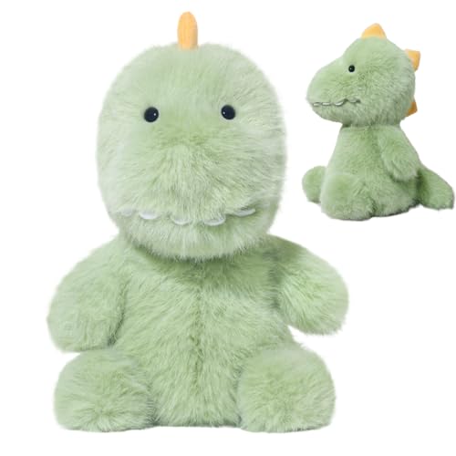 Genikeer Stuffed Dinosaur | Stofftier Dinosaurier Kissen - 25 cm Schlafbegleiter Kuscheltier Für Reise Kinderzimmer Geburtstag Alltag Wohnzimmer Schlafzimmer Zuhause Arbeitsplatz Schlafenszeit Genikeer Stuffed Dinosaur | Stofftier Dinosaurier Kissen - 25 cm Schlafbegleiter Kuscheltier Für Reise Kinderzimmer Geburtstag Alltag Wohnzimmer Schlafzimmer Zuhause Arbeitsplatz Schlafenszeit von Genikeer