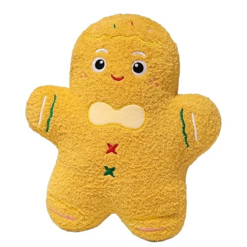 Gingerbread Man Weihnachts Plüschfigur,Weihnachts Plüschtier Stofftier - Kuscheliger Spielbegleiter Für Kinder Mädchen Auto Sofa Bett Gingerbread Man Weihnachts Plüschfigur,Weihnachts Plüschtier Stofftier - Kuscheliger Spielbegleiter Für Kinder Mädchen Auto Sofa Bett von Genikeer