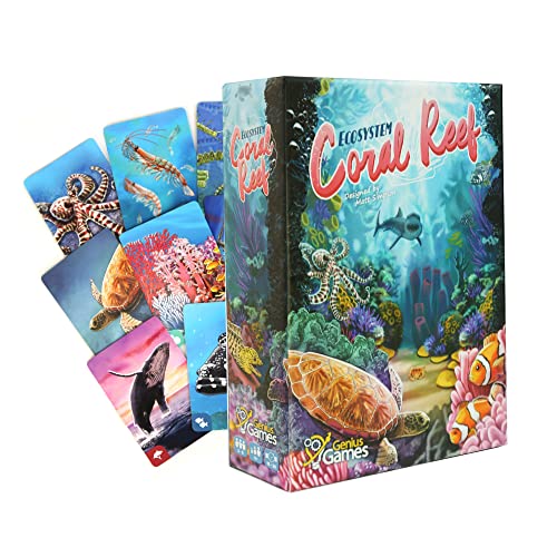 Ecosystem Coral Reef | Tiere, Lern- und Umweltspiel | Kartenspiel von Genius Games
