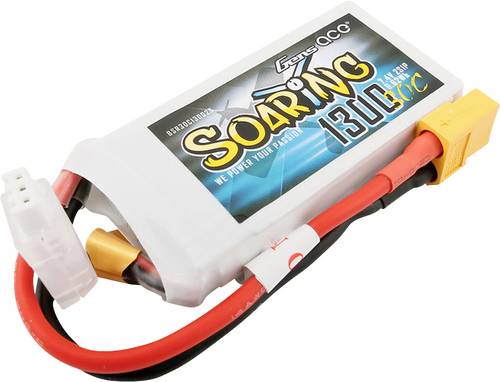 Gens ace Modellbau-Akkupack (LiPo) 7.4V 1300 mAh Zellen-Zahl: 2 30 C Softcase XT60 von Gens ace