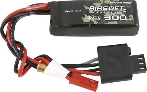 Gens ace Modellbau-Akkupack (LiPo) 7.4V 300 mAh Zellen-Zahl: 2 35 C Block JST-SYP von Gens ace