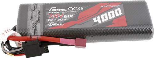 Gens ace Modellbau-Akkupack (LiPo) 7.4V 4000 mAh Zellen-Zahl: 2 60 C Block T-Stecker von Gens ace