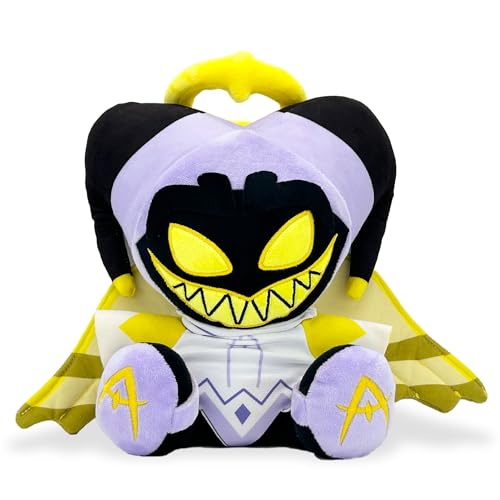 Gensly 30cm Hazbin Plüschtiere, Anime Charakter Adam Plüschpuppe für Fans, Yellow-Winged Engel Plüschpuppe für Geschenke Dekorationen von Gensly