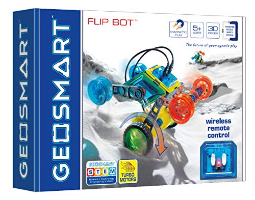 GeoSmart - Flip Bot, Magnetic Construction Set with Wireless Remote Control, 30 Pieces, 5+ Years von GeoSmart