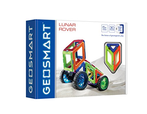 GeoSmart - Lunar Rover, Magnetic Construction Set, 30 Pieces, 5+ Years von GeoSmart