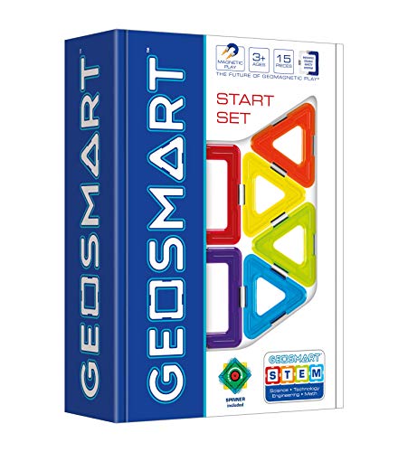 GeoSmart - Start Set, Magnetic Construction Set, 15 Pieces, 3+ Years von GeoSmart