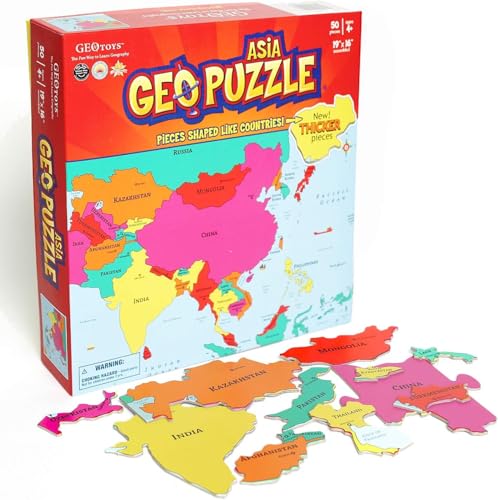 Geopuzzle Asia Puzzle von GeoToys