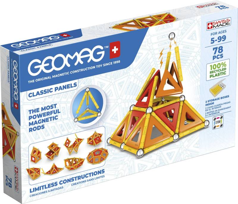 Geomag Baukasten Classic Panels 78 Teile von Geomag