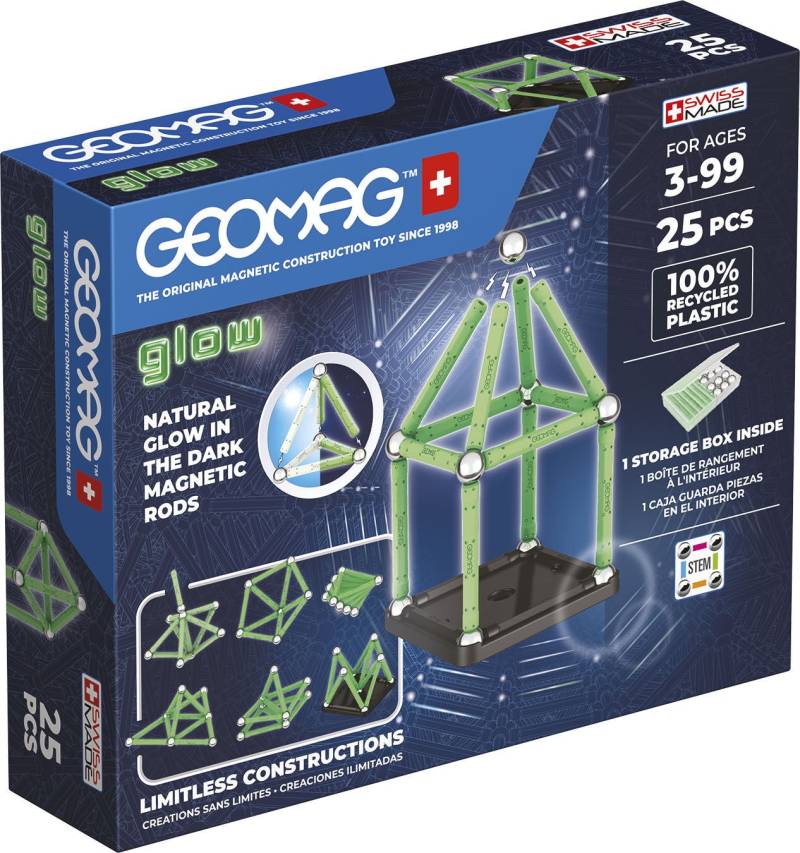 Geomag Glow Baukasten 25 Teile von Geomag