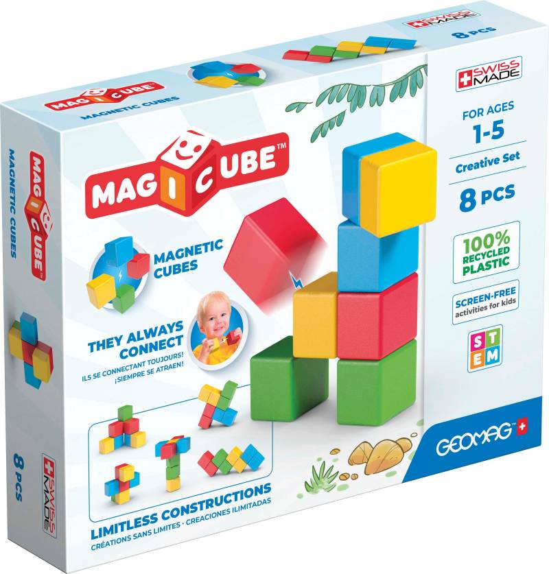 Geomag Magicube Creative Set Bausatz 8 Teile von Geomag