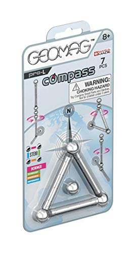 Geomag Pro L Kompass, 7 Stück, GMR03, mehrfarbig von Geomag