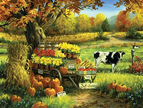 550 Teile Puzzle für Erwachsene Selbstservieren mit Kühen von Linda Picken 24 x 18 Puzzle von KI Puzzles 550PC von George