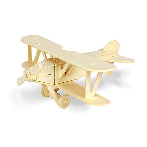 Georgie Porgy 3D Holz Puzzle Tier Bausteine für Kinder Puzzle pädagogisches Spielzeug Geschenk (JP208 Albatross Flugzeuge) von Georgie Porgy